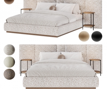 Modern Double Bed-ID:934982067