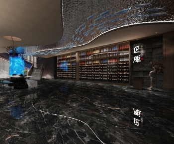 New Chinese Style Lobby Hall-ID:697515011