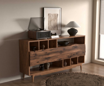 Wabi-sabi Style Entrance Cabinet-ID:681769858