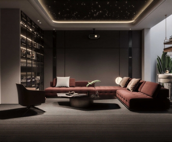 Modern Audiovisual Room-ID:734281063