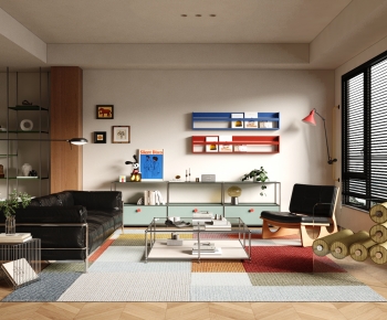 Modern A Living Room-ID:441278939
