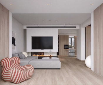 Modern A Living Room-ID:675446996