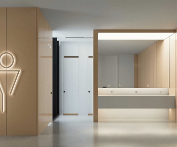 Modern Public Toilet-ID:195406912