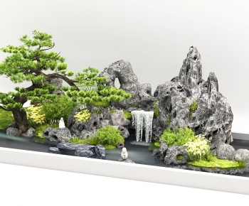 New Chinese Style Garden-ID:216125971