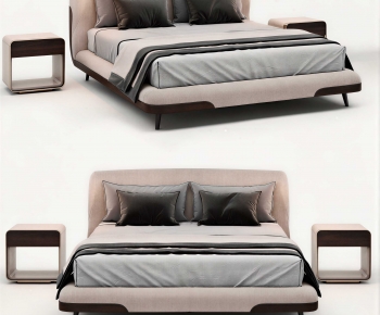Modern Double Bed-ID:117737059