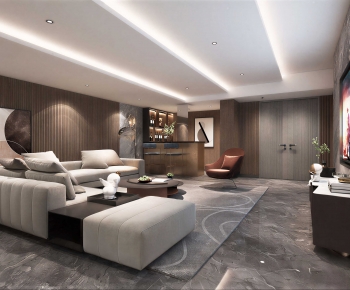 Modern A Living Room-ID:910384893