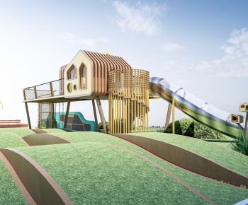 Modern Equipment For Children-ID:495579298