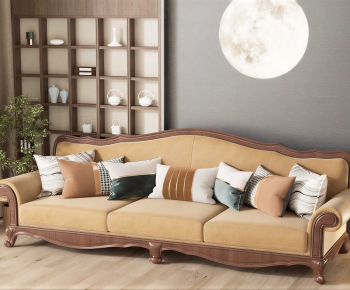 Modern Three-seat Sofa-ID:788853886