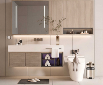 Modern Bathroom Cabinet-ID:294867045