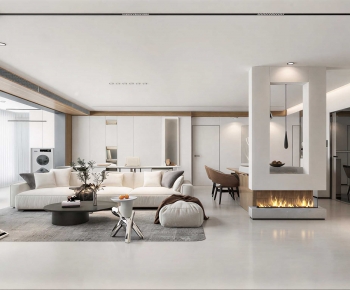 Modern A Living Room-ID:799932963