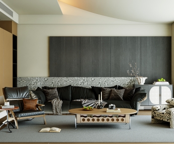 Modern A Living Room-ID:611190081