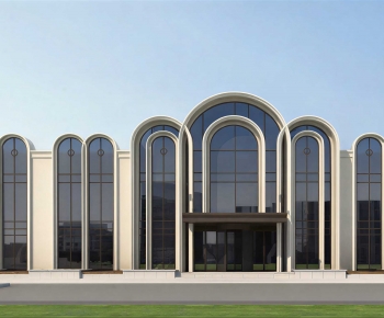 Modern Appearance Of Commercial Building-ID:517741928