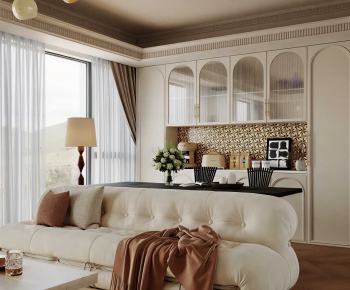 French Style A Living Room-ID:474500897