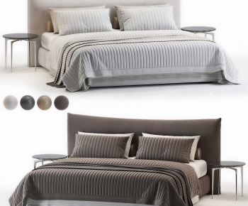 Modern Double Bed-ID:860269079