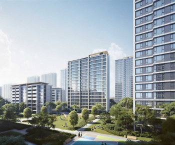 Modern Residential Building-ID:592931036