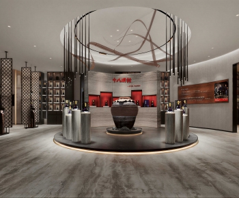 New Chinese Style Exhibition Hall-ID:640520108