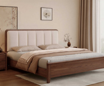 Modern Double Bed-ID:187675952