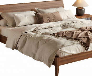 Modern Double Bed-ID:471921925