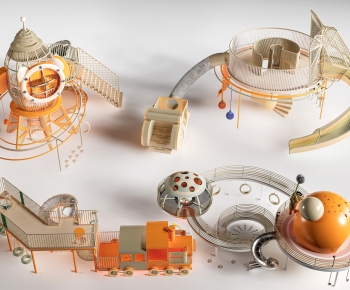 Modern Equipment For Children-ID:724930825