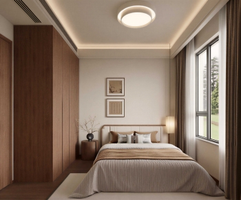 New Chinese Style Bedroom-ID:499850034