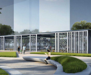 Modern Park Landscape-ID:340826996