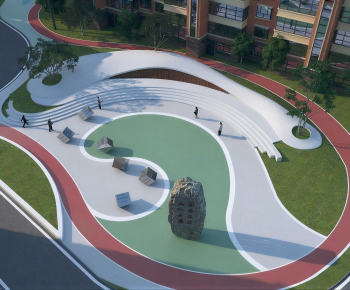 Modern Park Landscape-ID:132467037