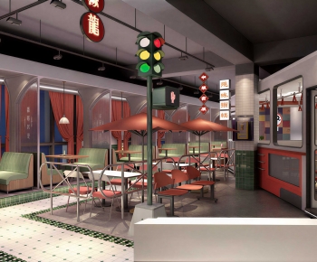 Retro Style Restaurant-ID:907063015