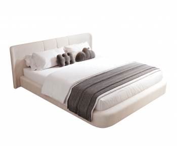 Modern Double Bed-ID:355789719