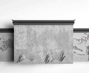 Chinese Style Landscape Wall-ID:605249886