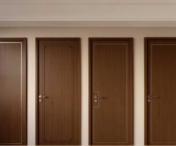 New Chinese Style Single Door-ID:517026908