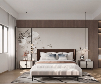 New Chinese Style Bedroom-ID:396239044