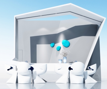 Modern Reception Desk-ID:643533959
