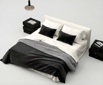 Modern Double Bed-ID:461175923