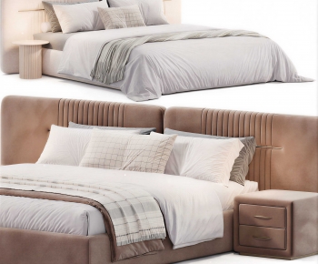 Modern Double Bed-ID:208827027