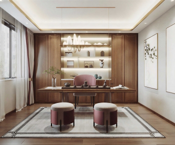 New Chinese Style Tea House-ID:878932956