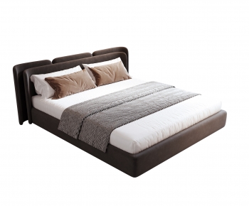 Modern Double Bed-ID:197586064
