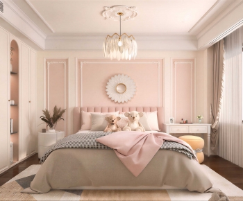French Style Bedroom-ID:280958894