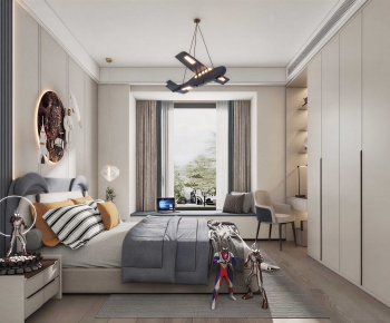 Modern Boy's Room And Son's Room-ID:297389985
