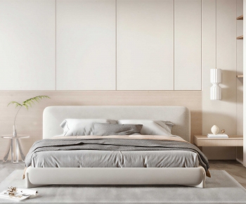 Modern Double Bed-ID:484379057