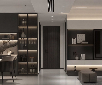 Modern A Living Room-ID:974121188
