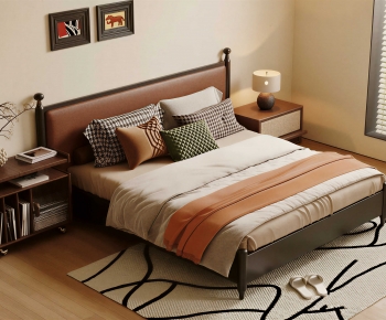 Modern Double Bed-ID:744128943