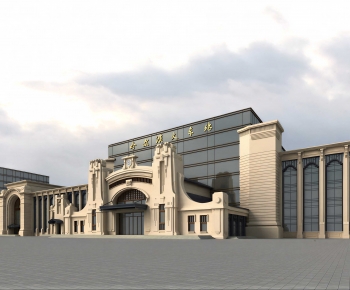 European Style Public Building-ID:640595916