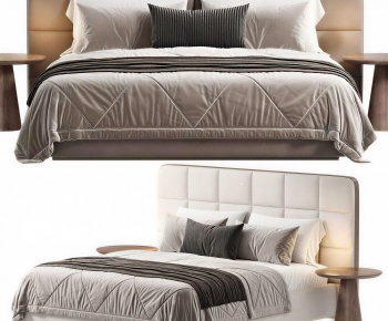 Modern Double Bed-ID:227641118