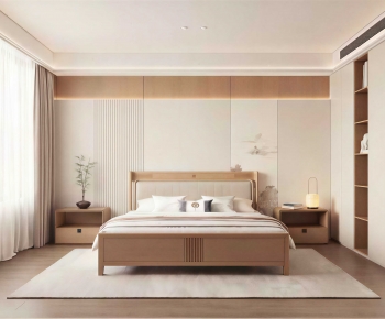 New Chinese Style Bedroom-ID:259712936