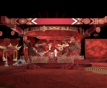 Chinese Style Banquet Hall-ID:228766927