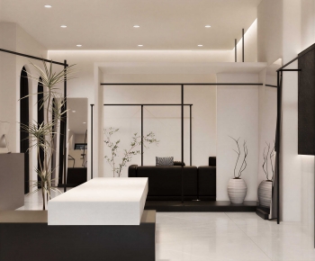 Modern Office Reception Desk-ID:919930967