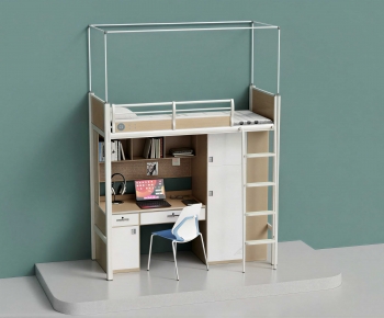 Modern Bunk Bed-ID:745732072