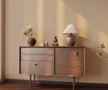 Wabi-sabi Style Side Cabinet-ID:404366973