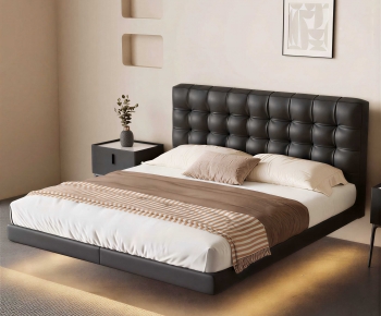 Modern Double Bed-ID:281986002