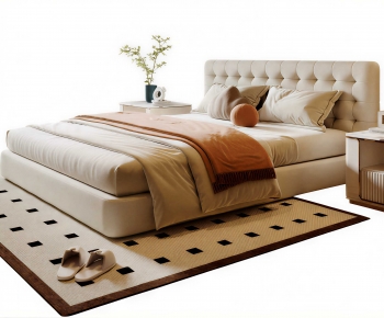 Modern Double Bed-ID:838041074